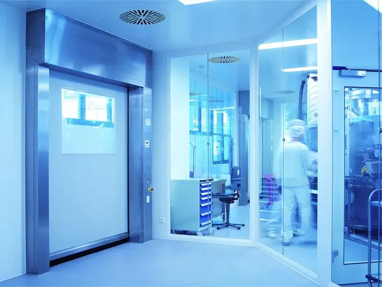 high-speed cleanroom doors